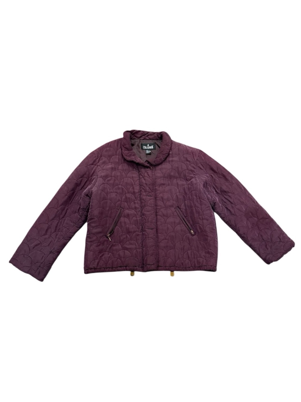 Vintage Women’s JL Colebrook Quilted Jacket – Plum (1990s)